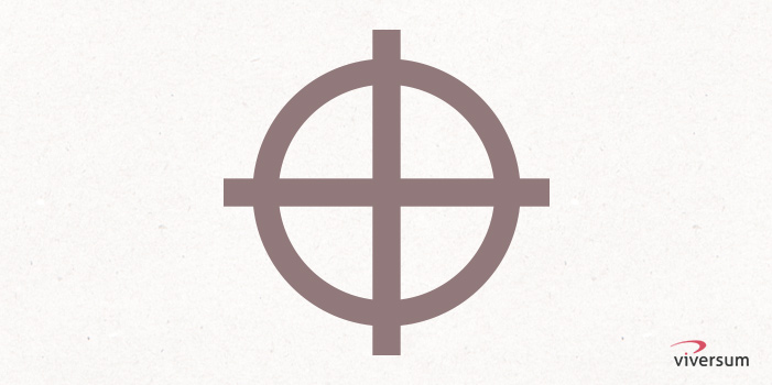 Keltisches Symbol Radkreuz