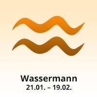 Sternzeichen Wassermann: 21.1. bis 19.2.